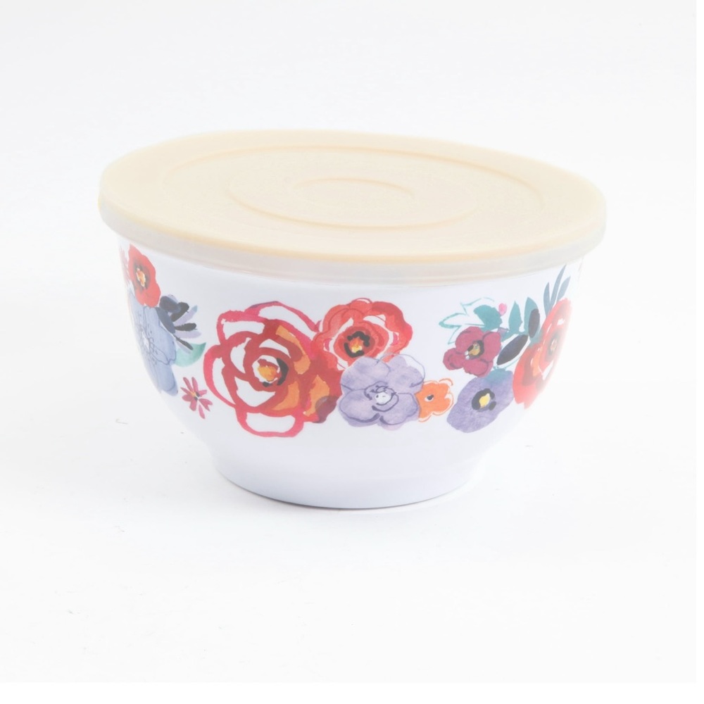 The Pioneer Woman Traveling Vines Melamine Mixing Bowl Set, 10-Piece Set NEW - Picture 4 of 8